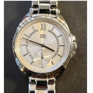 Tommy Hilfiger 1781987 Watch - 37mm SunRay Face - Stainless Silver Bracelet